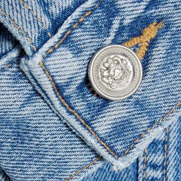 NWT SLVRLAKE Detroit Denim Jacket - Picture 3 of 3